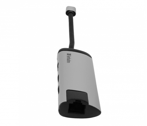 VERBATIM USB-C - 2x USB 3.0, USB-C 3.1, HDMI 4K, RJ45 49141 - 1192936 - zdjęcie 2